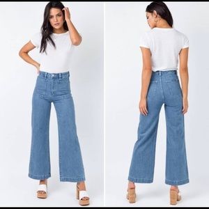 Rolla’s Highrise Wide leg G’day Mate Sailor Jean